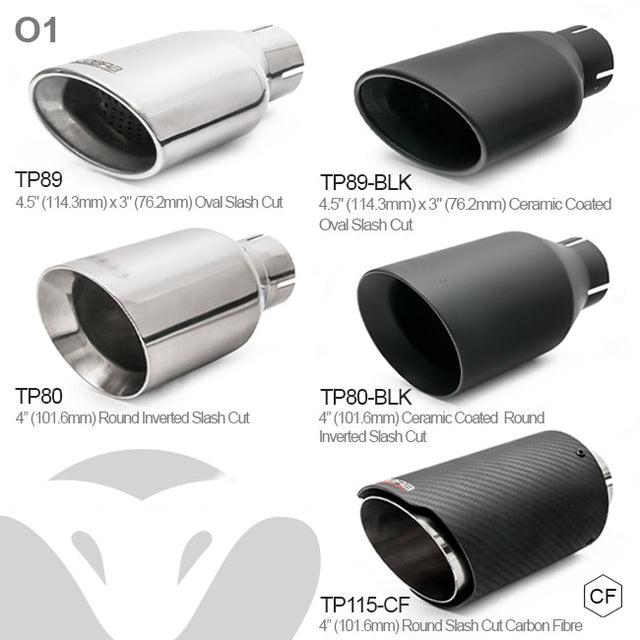 Cobra Exhaust Audi S3 (8Y) 5 door Sportback Valved Turbo Back Performance Exhaust