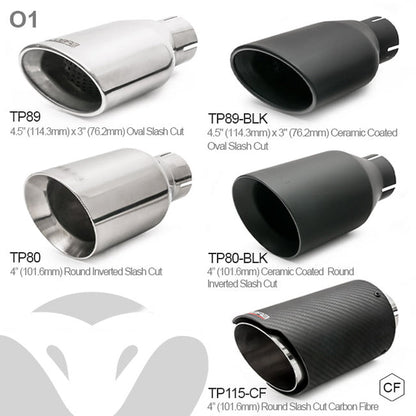 Cobra Exhaust Audi S3 (8Y) 5 door Sportback Valved Turbo Back Performance Exhaust