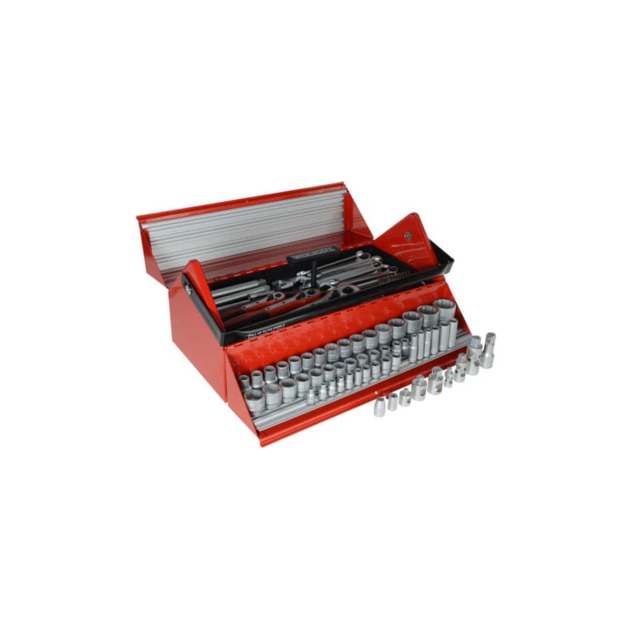 Teng TENTC187 TC187 Mega Rosso Tool Kit Set of 187 1/4 3/8 & 1/2in