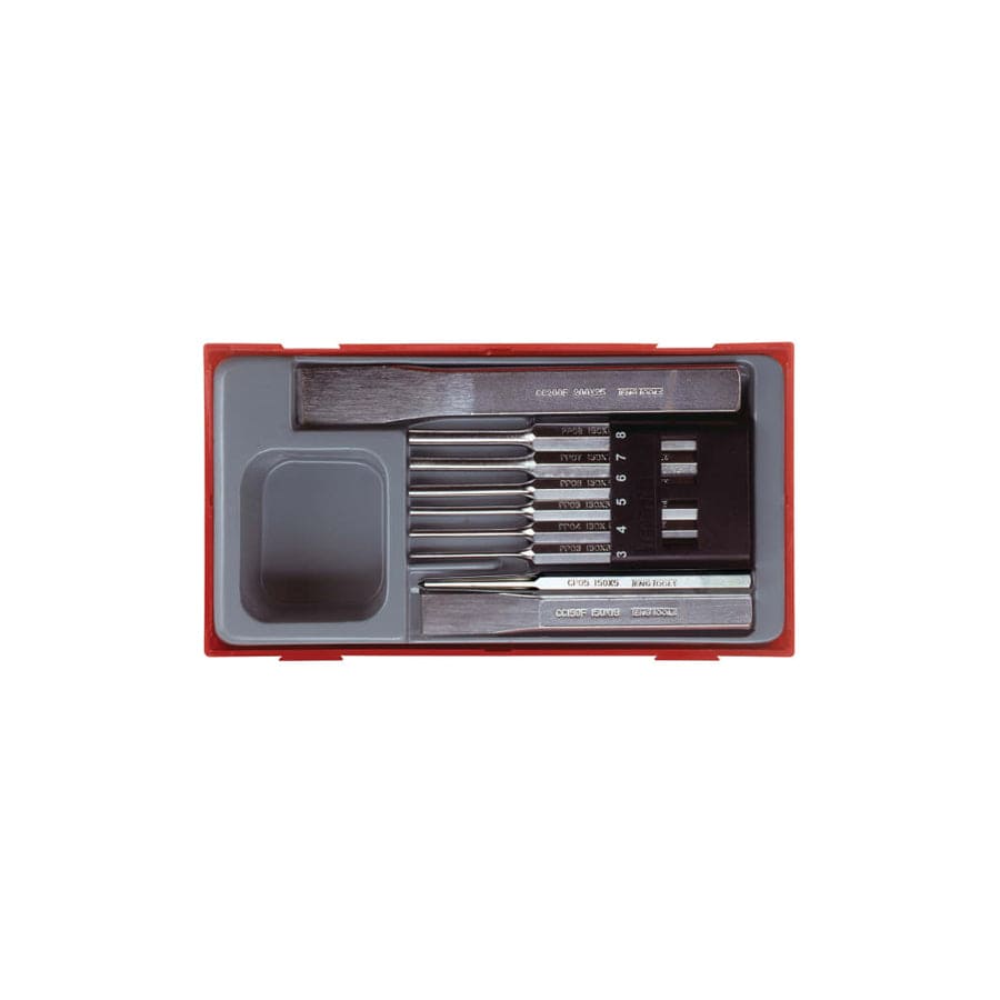 Teng TENTTPC09 TTPC09 Punch & Chisel Set, 9 Piece