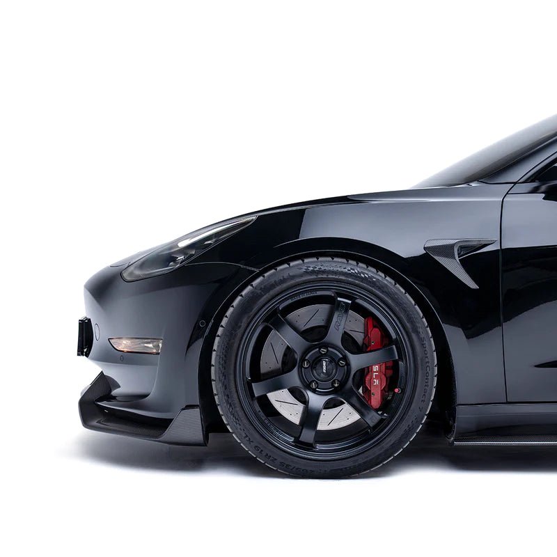 Adro A15A10-1202 Tesla Model 3 Carbon Fibre V2 Front Splitter (2017+)