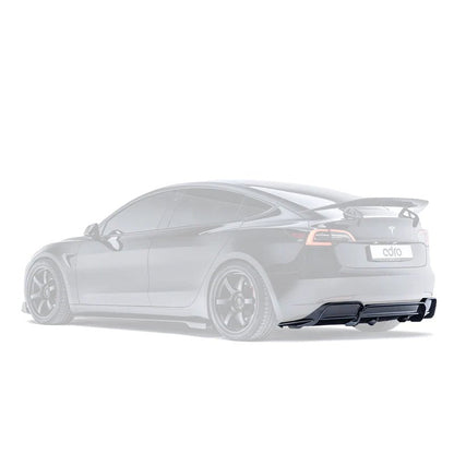 Adro A15A10-1302 Tesla Model 3 Carbon Fibre V2 Rear Diffuser (2017+)