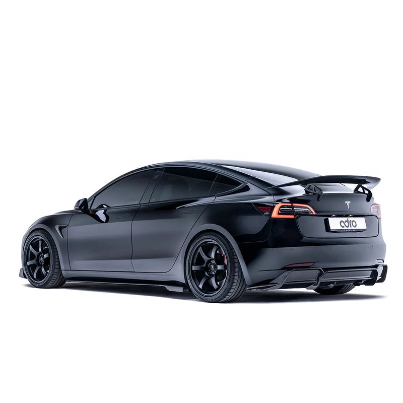 Adro A15A10-1402 Tesla Model 3 Carbon Fibre V2 Side Skirts (2017+)