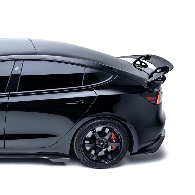 Adro A15A10-1503 Tesla Model 3 Pre-Preg Carbon Fibre AT-S Swan Neck Rear Wing (2017+)