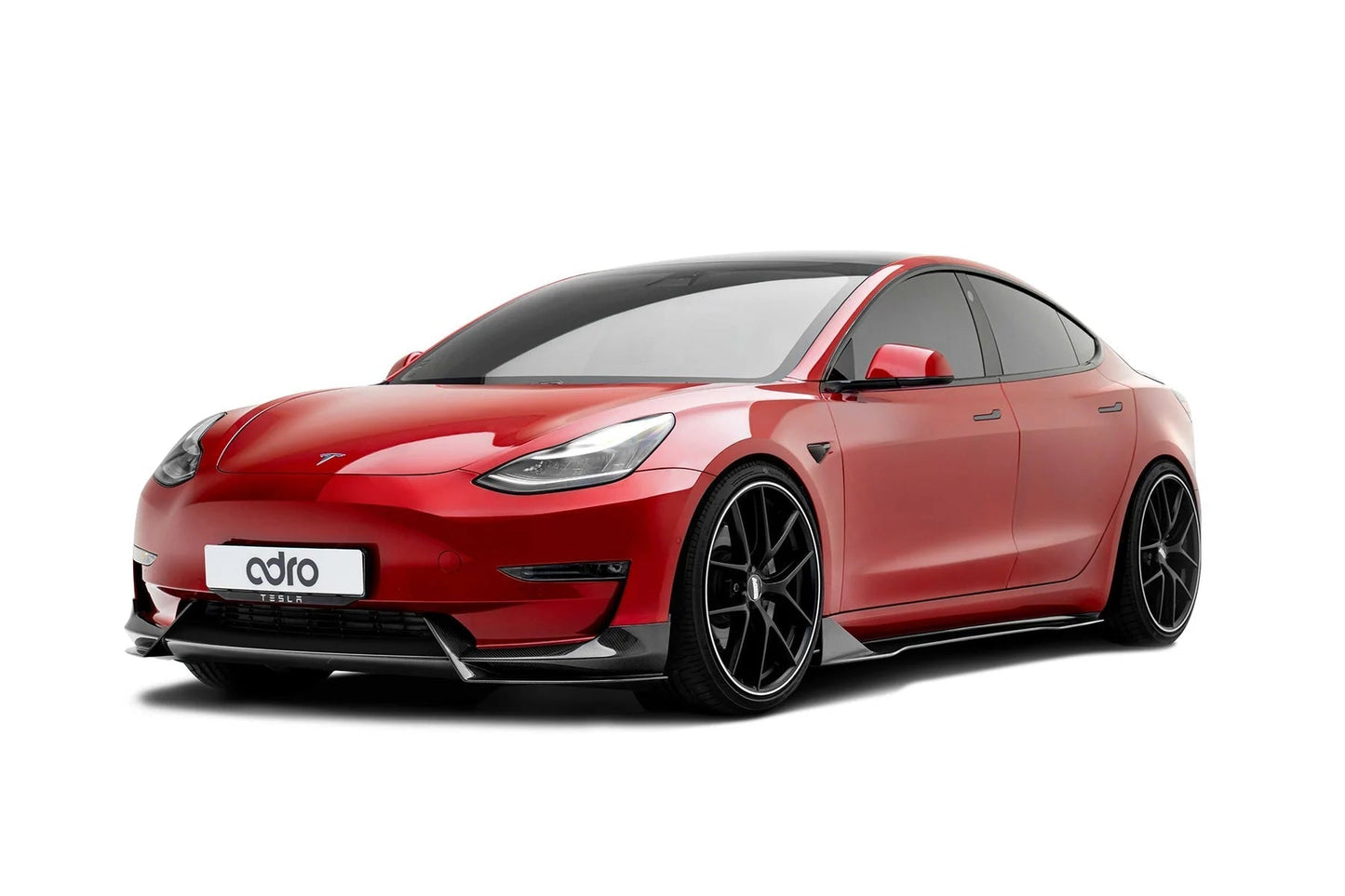 Adro A15A10-1201 Tesla Model 3 Pre-Preg Carbon Fibre Front Splitter (2017+)