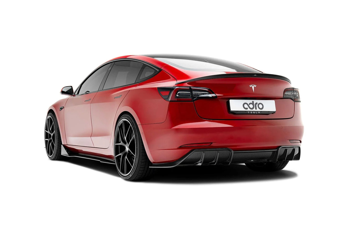 Adro A15A10-1301 Tesla Model 3 Pre-Preg Carbon Fibre Rear Diffuser (2017+)
