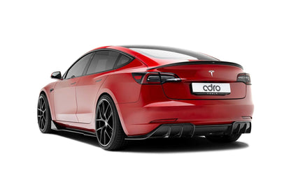 Adro A15A10-1301 Tesla Model 3 Pre-Preg Carbon Fibre Rear Diffuser (2017+)