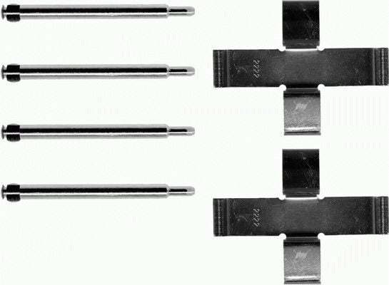 TEXTAR 82014300 Brake Pad Fitting Kit