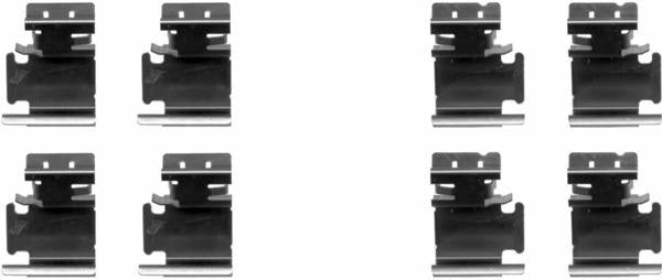 TEXTAR 82054300 Brake Pad Fitting Kit