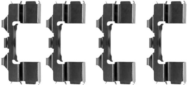 TEXTAR 82056600 Brake Pad Fitting Kit