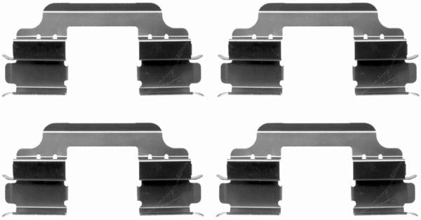 TEXTAR 82072200 Brake Pad Fitting Kit
