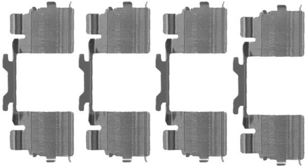 TEXTAR 82075800 Brake Pad Fitting Kit