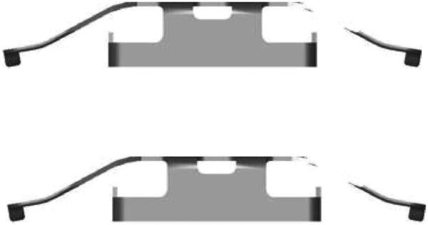 TEXTAR 82077100 Brake Pad Fitting Kit