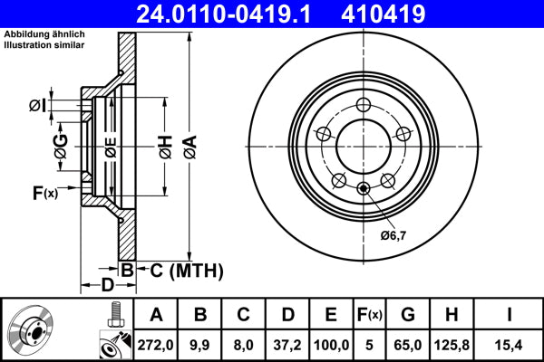 DELPHI LH7226 Brake Hose