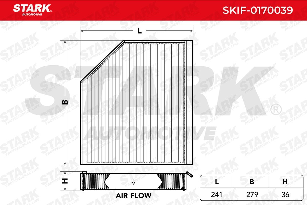 STARK SKIF-0170039 Pollen filter