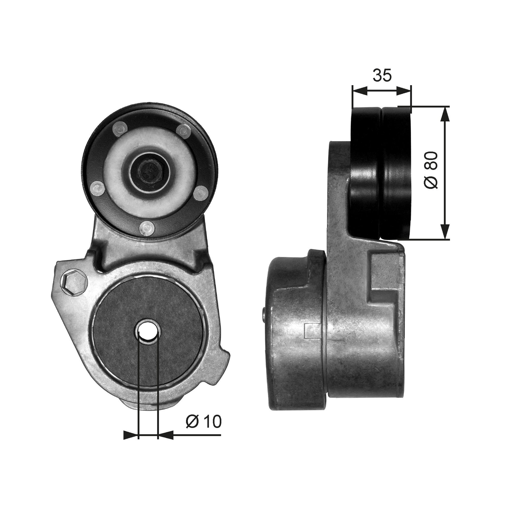 GATES GATT38563 V-Ribbed Belt Tensioner Lever