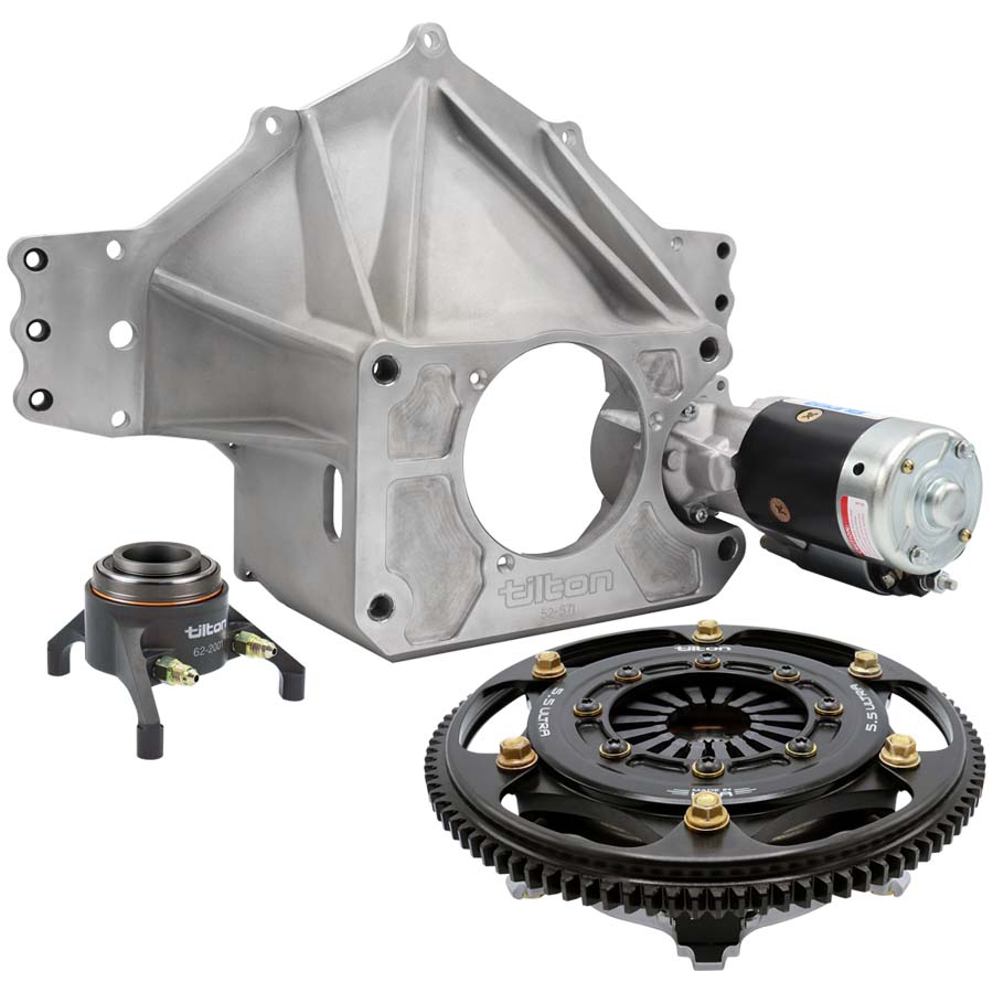 TILTON 52-71630 BELLHOUSING KIT FOR CHEVY (E), ALUM, 99T, 5.5 ULTRA, 3 DISC, 26-SP
