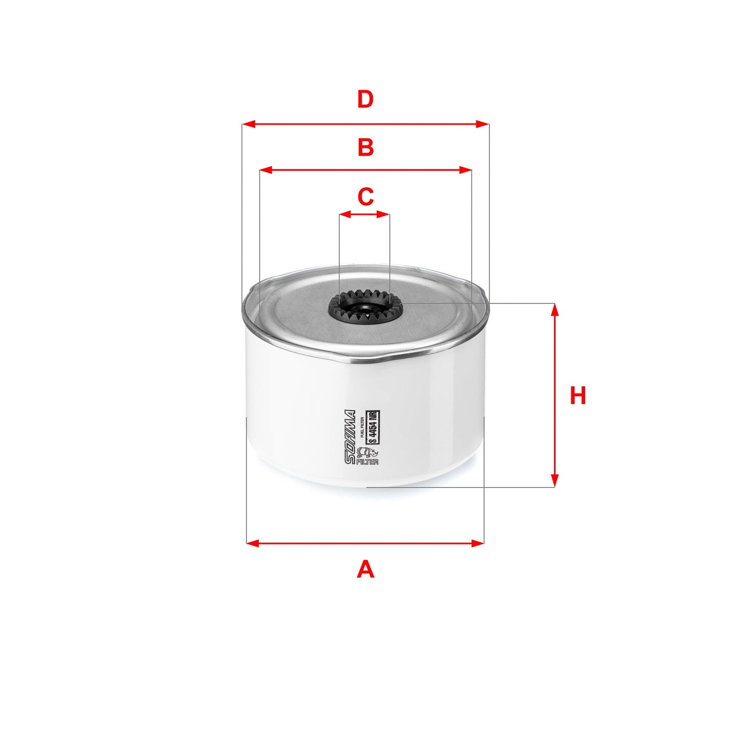 SOFIMA S4454NR Fuel Filter