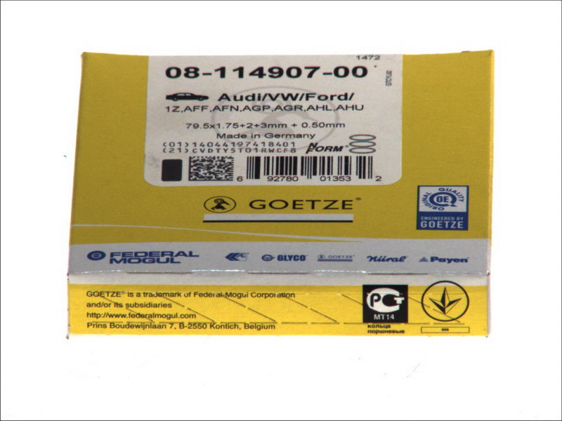 GOETZE 0811490700 Piston Ring Kit