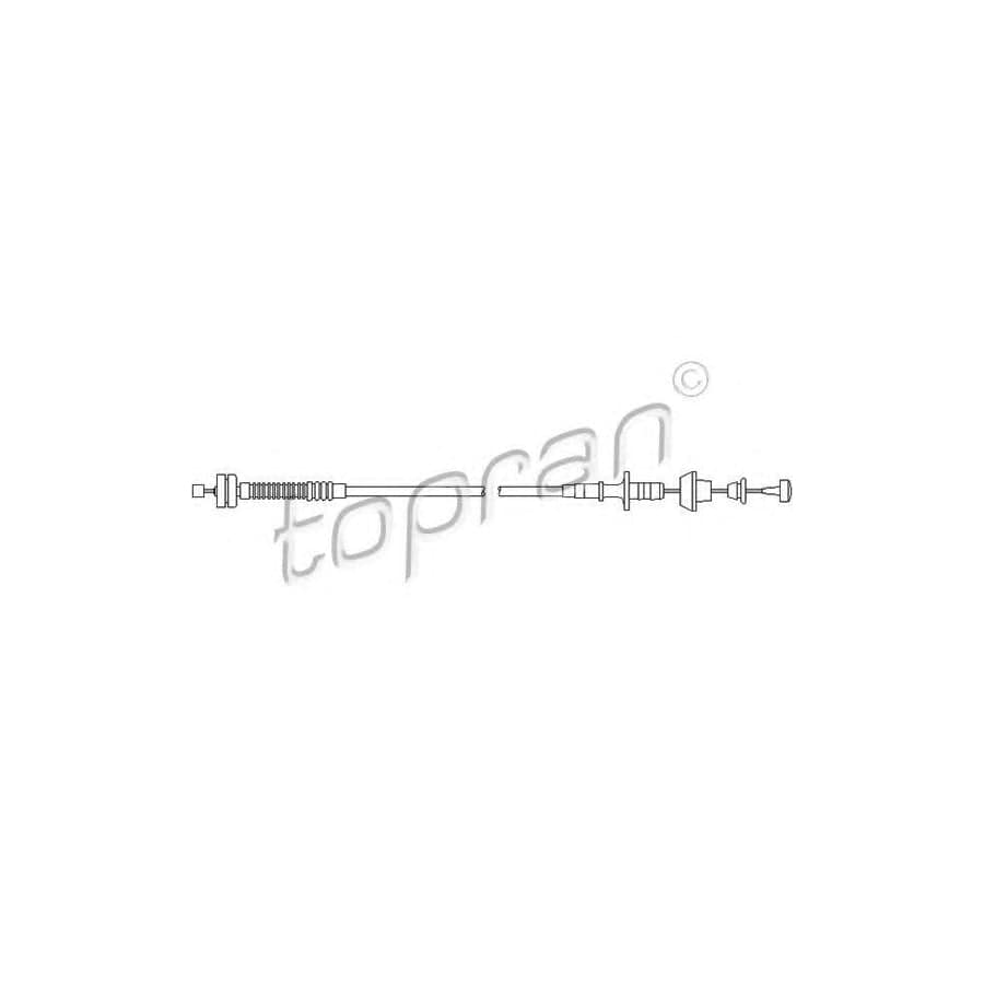 TOPRAN 302 772 Throttle Cable