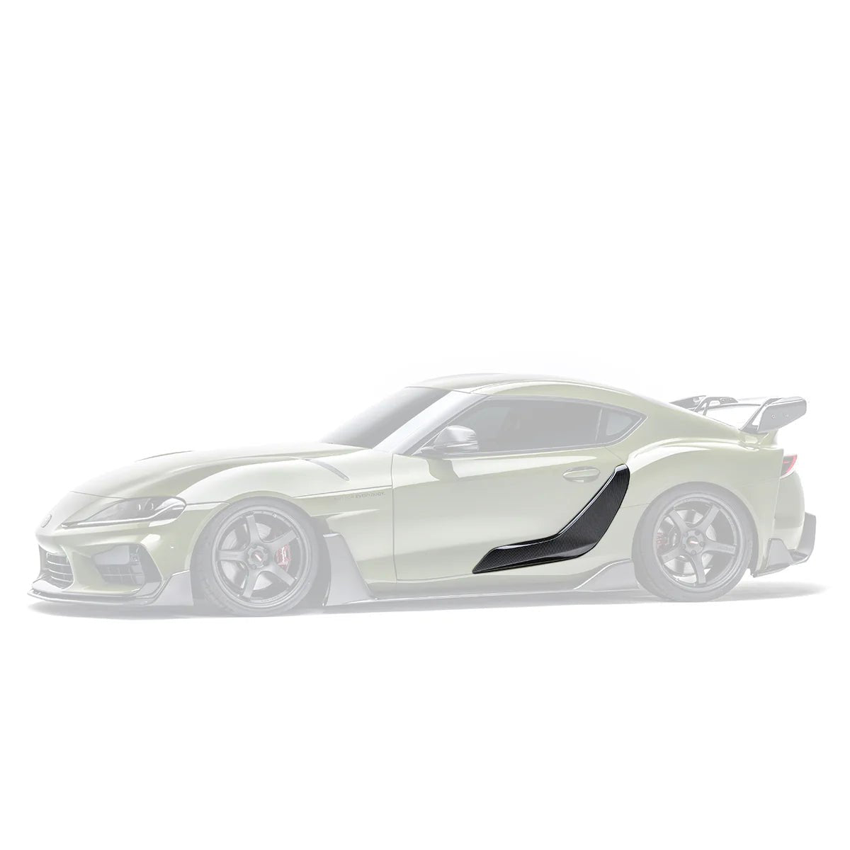 Adro A18A20-2501 Toyota GR Supra A90 MK5 Carbon Fibre Door Garnish Trims (2019+)