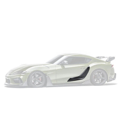 Adro A18A20-2501 Toyota GR Supra A90 MK5 Carbon Fibre Door Garnish Trims (2019+)