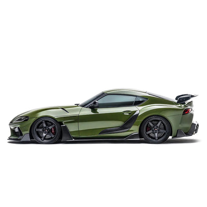 Adro A18A20-1402 Toyota GR Supra A90 MK5 Carbon Fibre Integrated Fender Panel Side Skirts V2 (2019+)