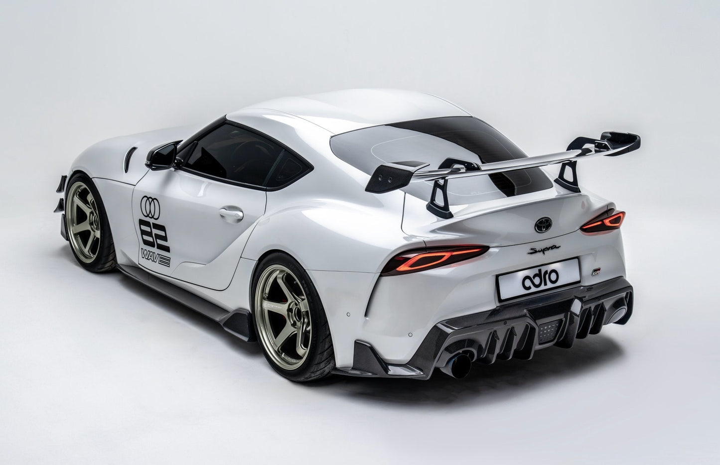 Adro A18A20-1302 Toyota GR Supra A90 MK5 Carbon Fibre Rear Diffuser (2019+)