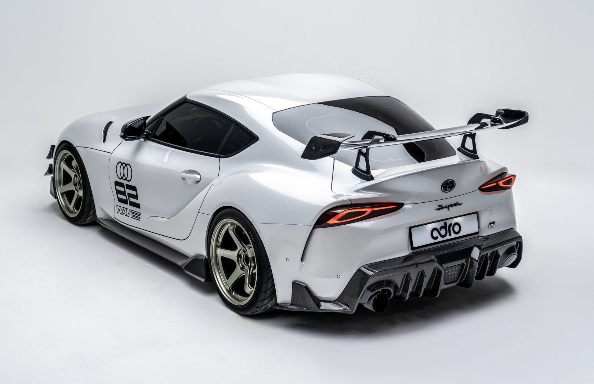 Adro A18A20-1302 Toyota GR Supra A90 MK5 Carbon Fibre Rear Diffuser (2019+)