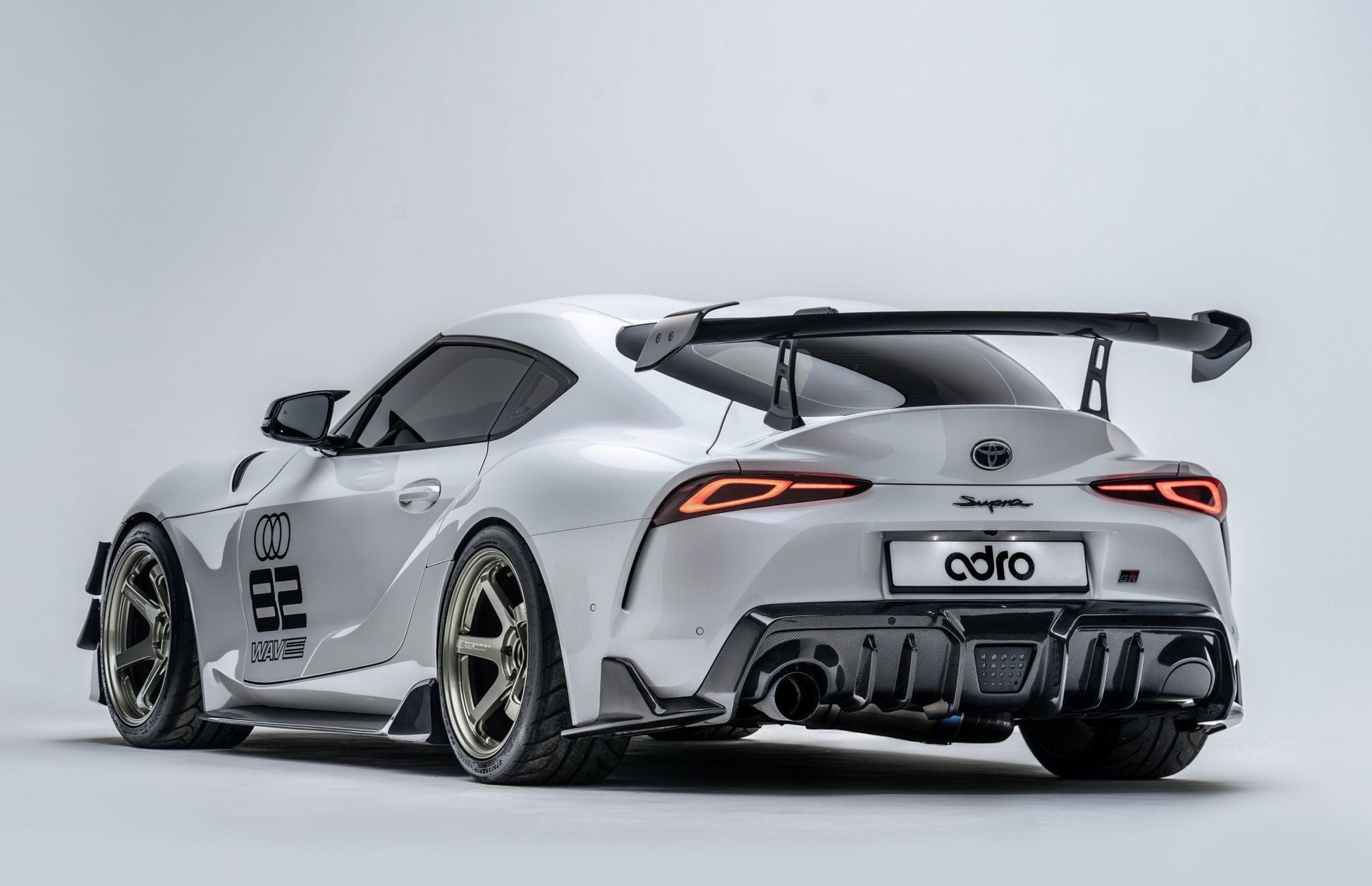 Adro A18A20-1302 Toyota GR Supra A90 MK5 Carbon Fibre Rear Diffuser (2019+)