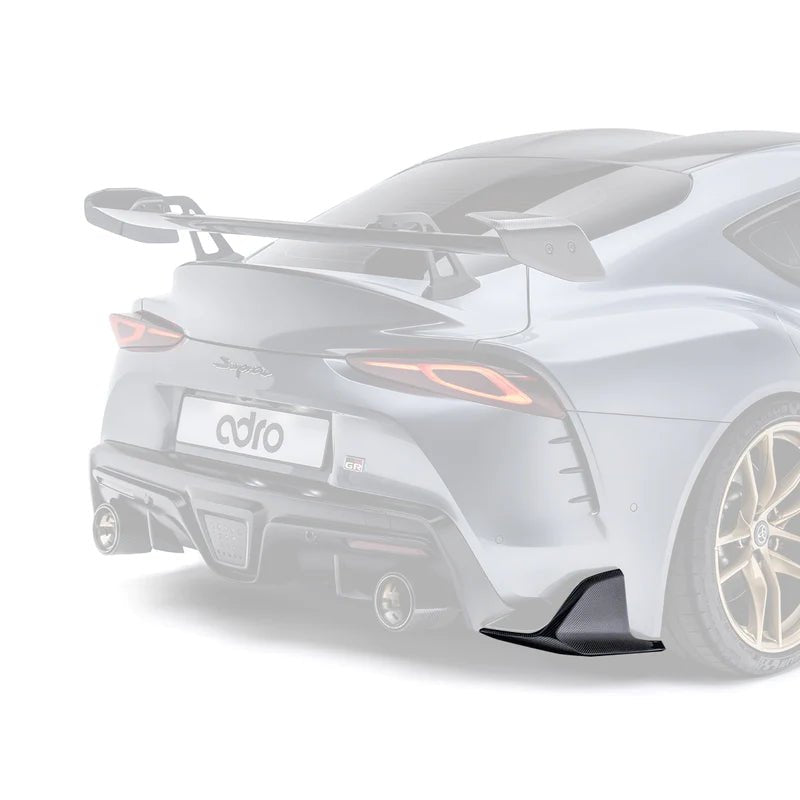 Adro A18A20-1301 Toyota GR Supra A90 MK5 Carbon Fibre Rear Winglets (2019+)
