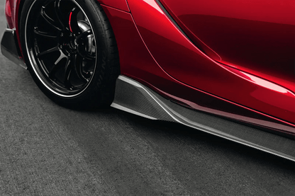 Adro A18A20-1401 Toyota GR Supra A90 MK5 Carbon Fibre Side Skirts (2019+)