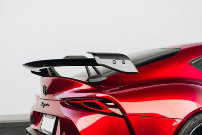 Adro A18A20-1501 Toyota GR Supra A90 MK5 Pre-Preg Carbon Fibre Swan Neck AT-R2 Rear Wing (2019+)