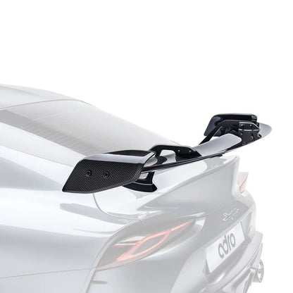 Adro A18A20-1501 Toyota GR Supra A90 MK5 Pre-Preg Carbon Fibre Swan Neck AT-R2 Rear Wing (2019+)