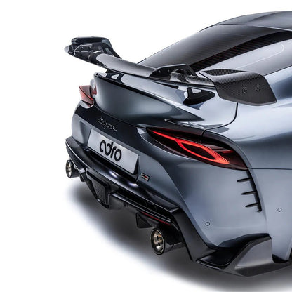 Adro A18A20-1501 Toyota GR Supra A90 MK5 Pre-Preg Carbon Fibre Swan Neck AT-R2 Rear Wing (2019+)