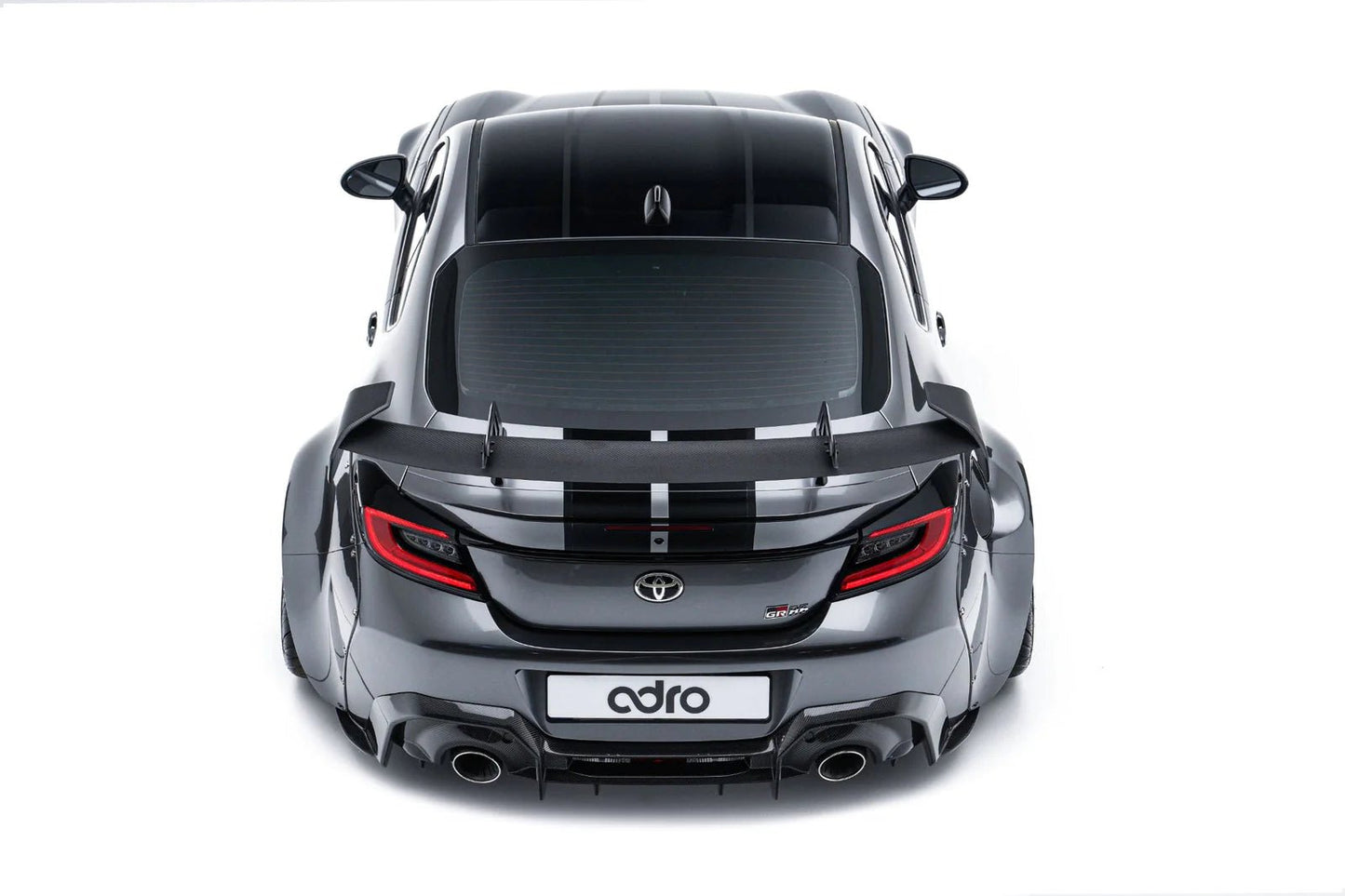 Adro A18A10-1501 Toyota GR86 & Subaru BRZ Pre-Preg Carbon Fibre Swan Neck AT-R Rear Wing (2022+)