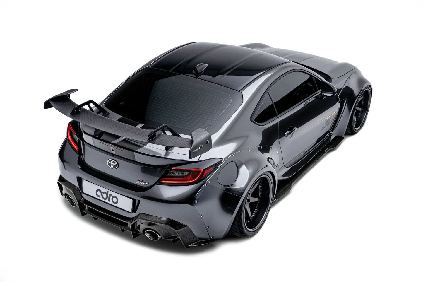 Adro A18A10-1501 Toyota GR86 & Subaru BRZ Pre-Preg Carbon Fibre Swan Neck AT-R Rear Wing (2022+)