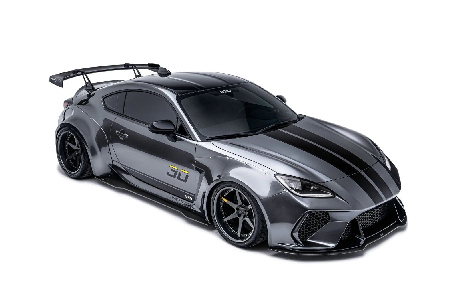 Adro A18A10-1501 Toyota GR86 & Subaru BRZ Pre-Preg Carbon Fibre Swan Neck AT-R Rear Wing (2022+)