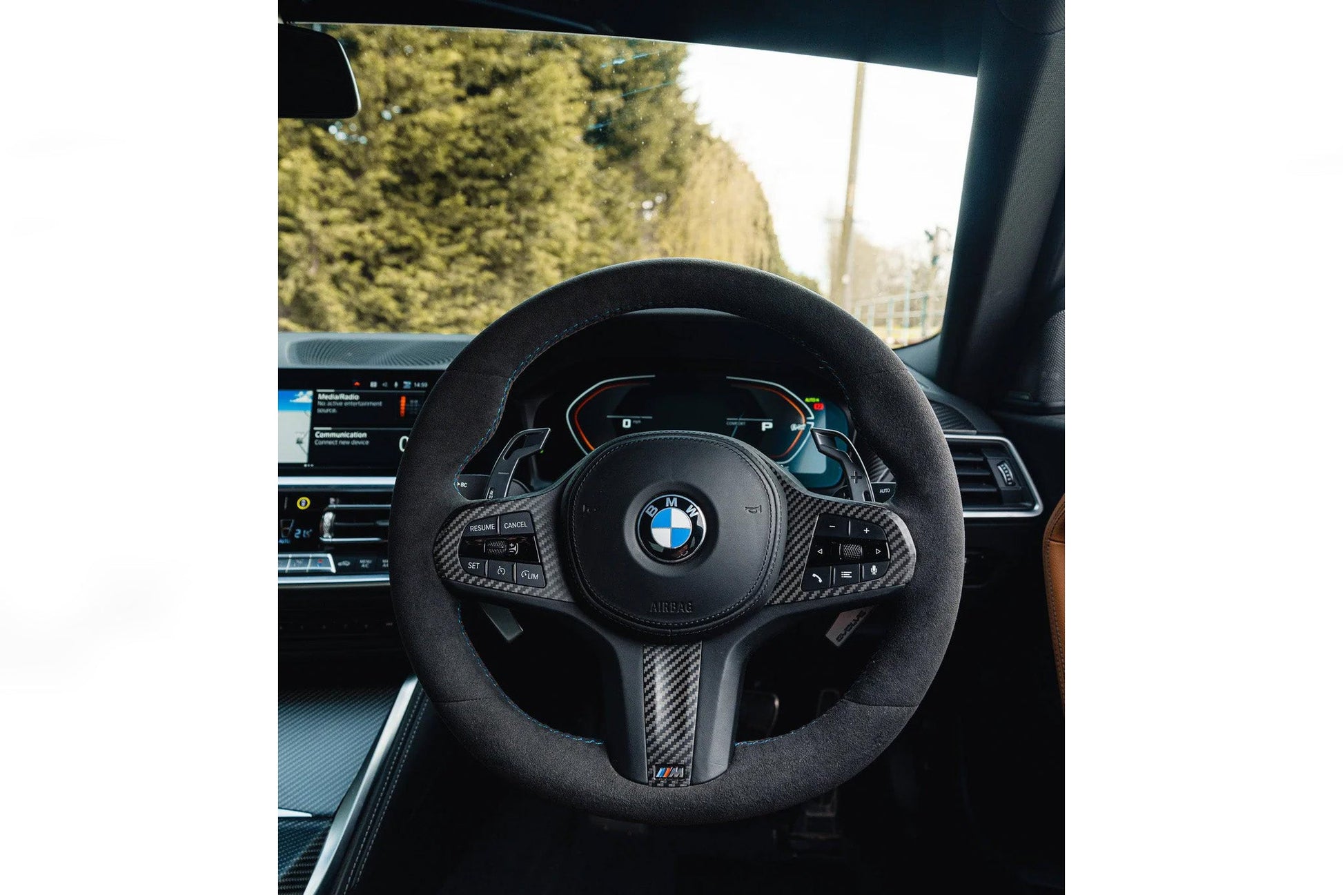 TRE Full Alcantara Steering Wheel - BMW G20 | G42 | G87 | G80 | G82