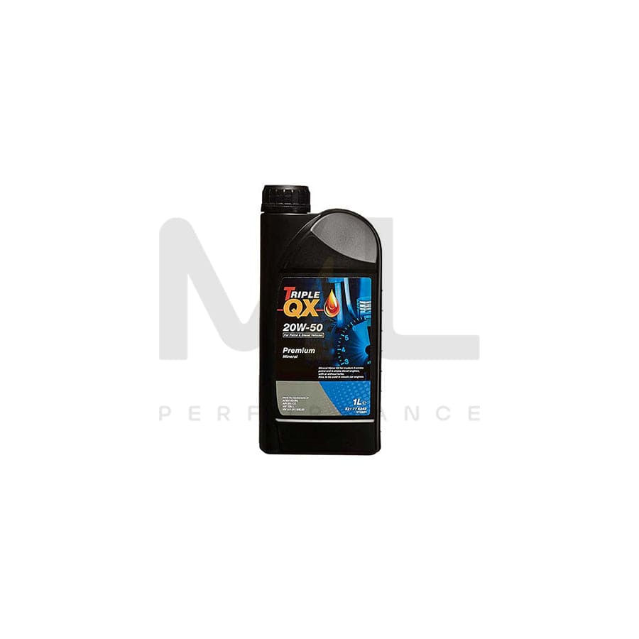 TRIPLE QX Premium Engine Oil 20W-50 - 1Ltr