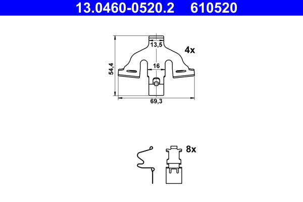 BERAL BCR128A Brake Disc