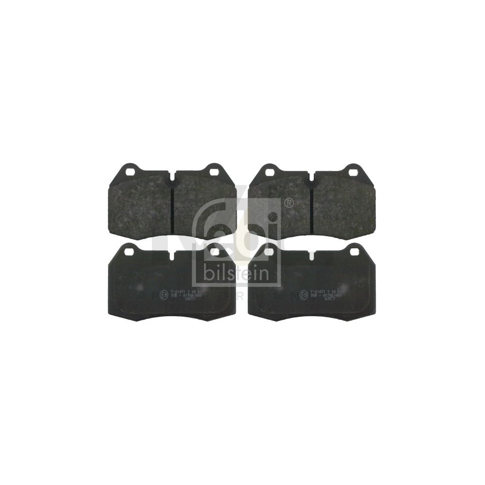 Febi Bilstein 16109 Brake Pad Set Front Axle, Prepared For Wear Indicator