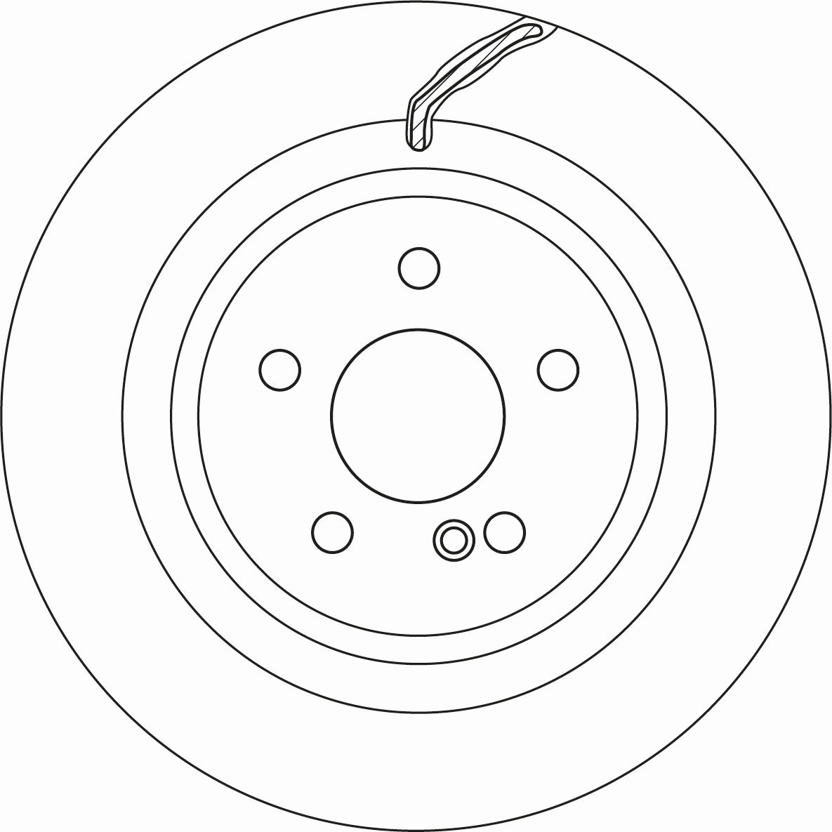 TRW MOTO DF6826S Brake Disc
