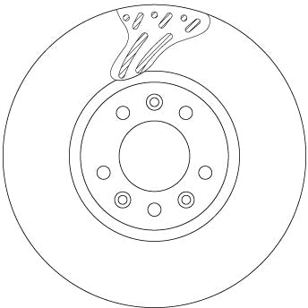 TRW MOTO DF6977S Brake Disc