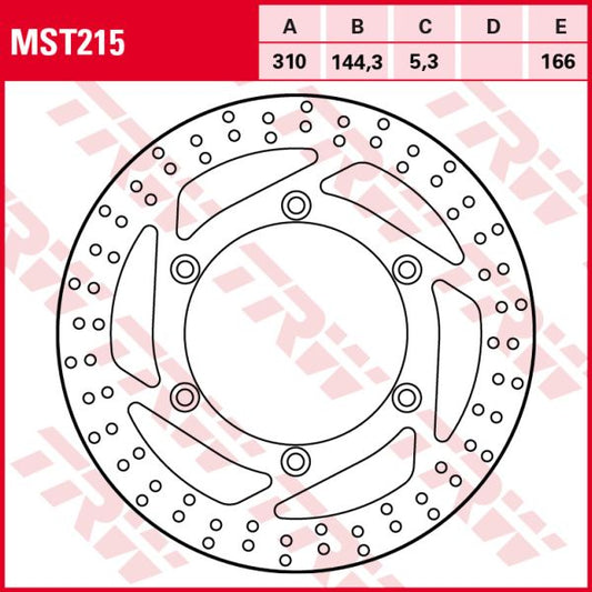 TRW MOTO MST215 Brake Disc