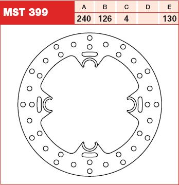 TRW MOTO MST399 Brake Disc