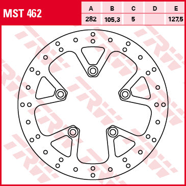 TRW MOTO MST462 Brake Disc