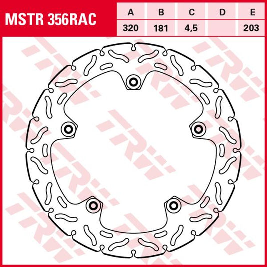 TRW MOTO MSTR356RAC Brake Disc