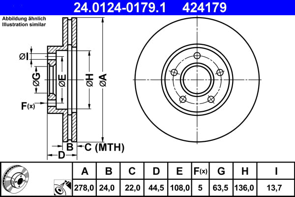 ATHENA S410510021005 Brake Disc Accessory Kit