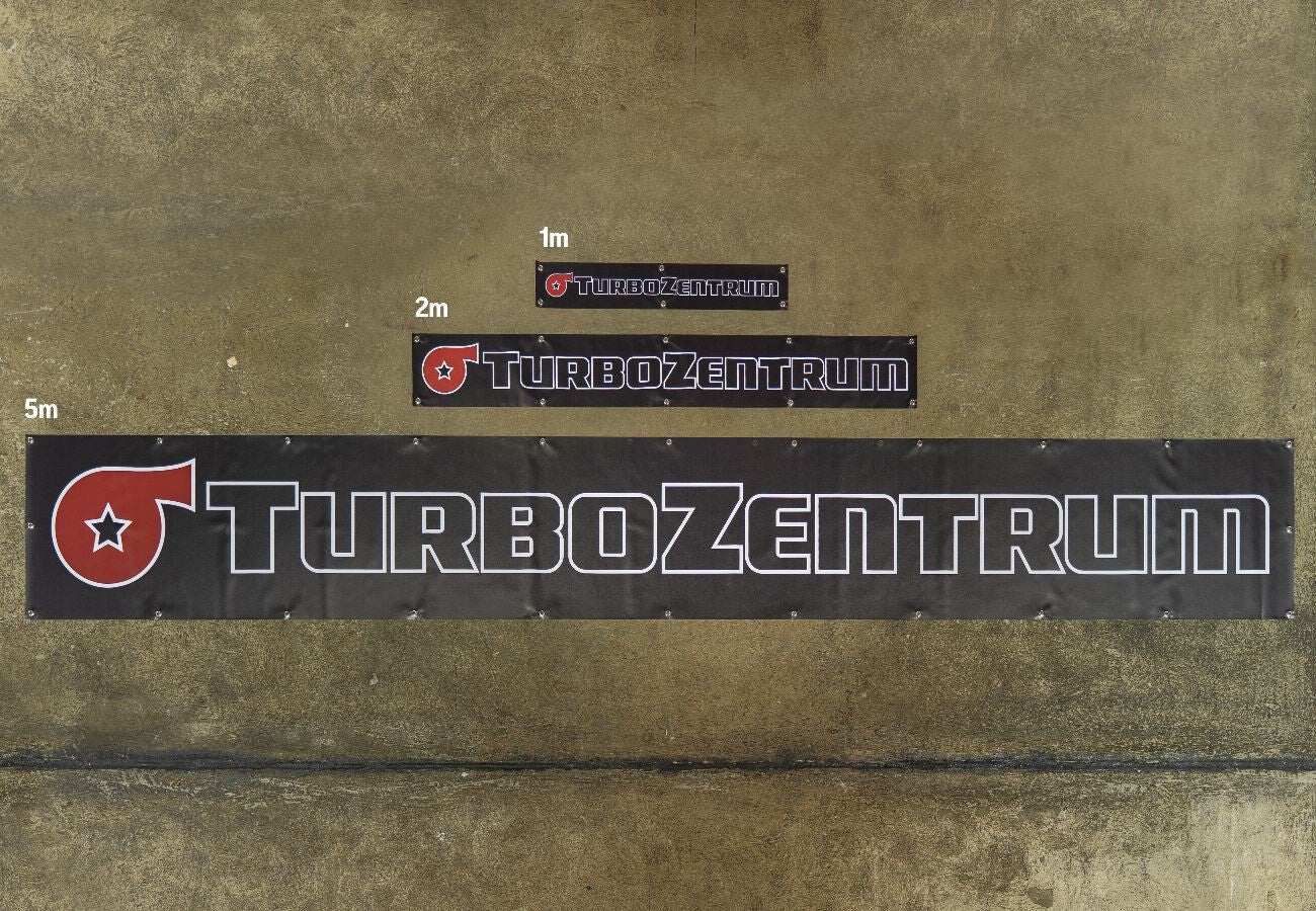 Turbozentrum 119354 Banner workshop - 2m / black